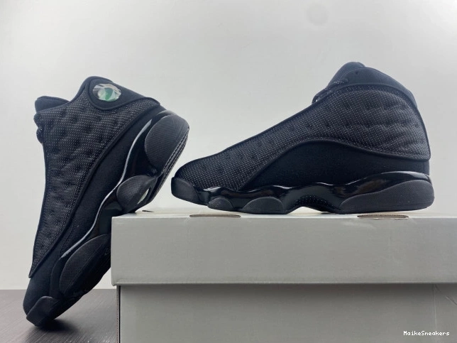 MaikeSneakers Jordan Air 414571-011 Black 13 Cat Retro 0712